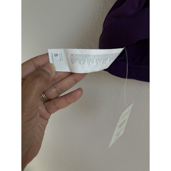 Fabletics Faye Mesh High Impact Sports Bra Luxe Purple Women’s Size Small NEW - Picture 9 of 11